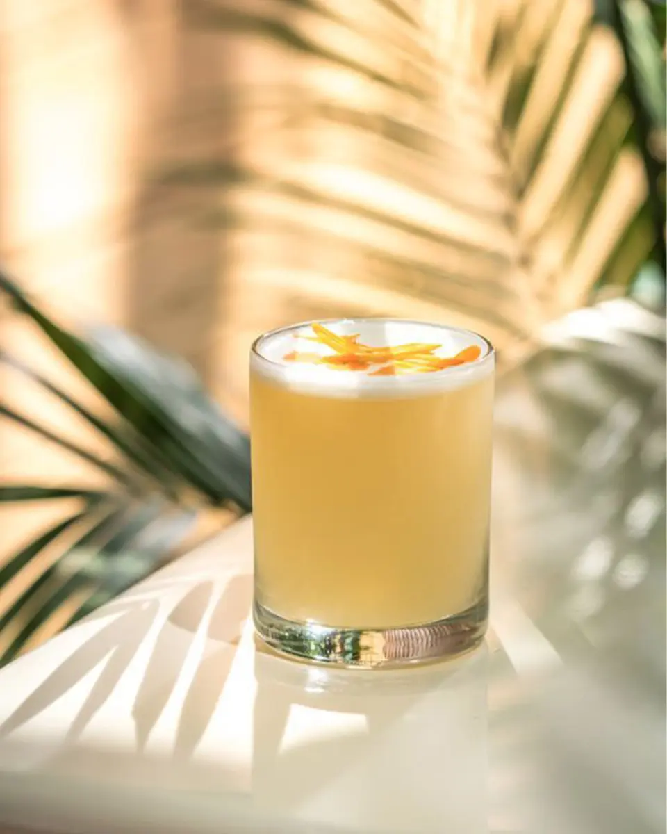 Cocktail anisé acidulé