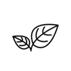 ingrédients naturels logo plante